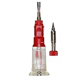 Ro Pen Gaslötkolben Lötbrenner mit Katalytlötspitze, einstellbare Arbeitstemperatur 450°C-600°C, kompakt und handlich, ideal für Modellbau, Bastelarbeiten und Brandmalarbeiten, mit Ständer