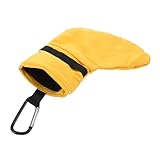 TOKIDNY Golftasche Kompakter Golfballhalter Hüfttasche Für Golfbälle Golfballtaschen Golf-Tee-Halter Kleine Golf-teetasche Teehalter Für Den Täglichen Gebrauch Yellow Stoff