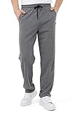 COMEOR Jogginghose Herren Baumwolle Sweathose - Lange Sport Hose Herren - Jogger Trainingshose Herren, Relaxing Hose (Dunkel grau, L)