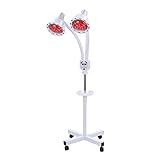 Infrarotlicht, Infrarottherapie-Wärmelampe für Schmerzen Rotlichttherapie-Stehlampe, Infrarotlampe mit Timing-Funktion