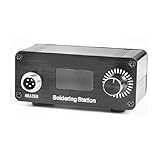 UTTASU Digitale Lötstation mit T12-Anschluss, Temperaturregelung 200-430 °C, 72 W, 0,96-Zoll-OLED-Display, für schnelles Aufheizen in 15 Sekunden bis 350 °C, Auto-Sleep-Funktion, Modell: T12D