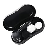 Ciieeo Elektrische Schuhputzmaschine Tragbarer Batteriebetriebener Schuhputzer mit 4 Aufsätzen Multifunktionale Lederpflegebürste für Schuhe Ledertaschen und Auto Zufällige Farbe