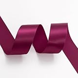 9mm x 20 Yards Satin Geschenkband,Glänzendes Dekoband zum Basteln für Geschenkverpackung,Schleifen,Stoffband Satinband Schleifenband für Hochzeit,Feier und DIY Projekte,Rosenrosa