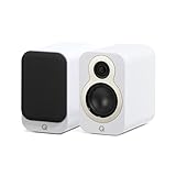 Q Acoustics 3010c Kompakte Bücherregal-Lautsprecher, 2-Wege-Reflexgehäuse, 10,2 cm Bass-Treiber, 2,3 cm Hochtöner, Stereo-Lautsprecher/passive Lautsprecher für Heimkino-Soundsystem