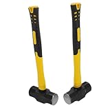 iplusmile 2 Stück Hochleistungsmauer Abgebaut Hammer Trockenbauhammer Hammer Brechen Hammer Mit Hoher Auswirkung Hammer Für Beton Schlaghammer Kohlenstoffstahl Yellow
