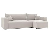 GREKPOL Sofa mit Schlaffunktion 145x248 Sofa 3 Sitzer - Ecksofa mit Schlaffunktion und Bettkasten - Eckcouch mit Schlaffunktion - Schlafsofa - Couch - Schlafsofa mit Bettkasten - Wohnzimmer Couch