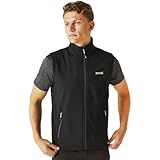 Regatta Herren Bradwell Iii' Full Zip Wind Resistant Softshell Gilet Bodywarmers, Black, 56 EU ( XL )