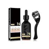 Bartwuchs-Set – mit Ultra-Micro-Nadelroller, 60 ml professionelle Bartpflege für dichtere, gesündere Bärte