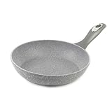 SALTER Marblestone Bratpfanne 20 cm – Kleine Pfanne aus geschmiedetem Aluminium mit Antihaft-Marmorbeschichtung, PFOA-frei, Bakelitgriff, ideal für Fleisch, Fisch und Gemüse
