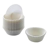 Original Kaiser Inspiration Muffinförmchen Papier weiß, 200 Stück, Standardgröße 7 cm, Cupcake Förmchen, Muffinförmchen Papier fettdicht, ideal für süße und herzhafte Muffins