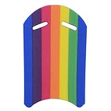 Mkcavne Kinder Erwachsene Rainbow Swimming Kickboard Foam Float Kick Board Pool Trainingshilfe Float Hand Foam Board Tool