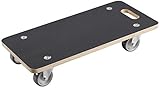 Meister Transportroller 590 x 290 mm - 200 kg Tragkraft - Siebdruckplatte - PU-Räder / Möbelroller / Transporthilfe für Umzug / Rollwagen für Möbel-Transport / Kistenroller / 822010