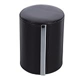 JOINPAYA PU Krawattenbox mit Magnetverschluss Zylindrischer Reise Organizer für Knitterfreie Krawatten und Accessoires Schwarzer Krawattenetui für Business und Formelle Anlässe