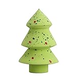 Weihnachtsbaumgrüner Pailletten-Make-up-Puderquaste, atmungsaktiv, für kosmetische Verabredungen