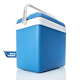 BigDean Kühlbox 24 Liter - Kühlbox ohne Strom bis zu 11 Std. Kühlung - aus Kunststoff - Robuste Cooler Box