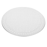 Luxshiny Aluminium Pizzablech Rund Perforiert 21,7cm Backform mit Löchern Hitzebeständig Leicht zu Reinigen Pizzapfanne für Ofen und Grill