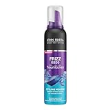John Frieda Frizz Ease Traumlocken Styling Mousse – Inhalt: 200 ml – Mit Hitzeschutz – Definiert & fixiert Locken – Lockenpracht