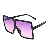 Equirider Oversized Shades Frauen Sonnenbrille Schwarz Quadratische Brille Big Frame Brille Weiblich Unisex