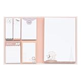 Grupo Erik Notizblock Block Buch Disney Aristocats Marie Notizzettel Block für To Do Liste Einkaufszettel oder Einkaufsliste - Offizieller Disney Fanartikel Altrosa