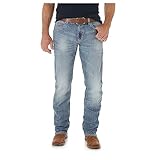 Wrangler Herren Retro Slim Fit Straight Leg Jeans, Greybull, 30W / 36L