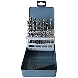 Makita D-46202 Bohrer-Set 18-teilig in Bohrerkassette, für Stein, Metall und Holz, Ø je 3-10 mm, Rundschaft