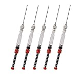 Asvine Füllfederhalter, Tintenspritzenfüller, Federkonverter mit abnehmbarer stumpfer Nadelspitze, 5 Stück