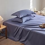 JIANINGHOME Bettlaken ohne Gummizug 240x270cm Weiches und pflegeleichtes Betttuch aus Baumwolle ohne Gummizug