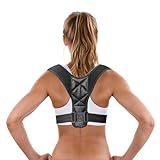 RüCken Geradehalter,Schultergurt Haltungskorrektur, Geeignet FüR MäNner Und Frauen, Geeignet Zur UnterstüTzung Von Schulter, Nacken Und RüCken, Beugt RundrüCken Vor Und Lindert RüCkenschmerzen