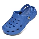 BeKiddy Unisex Kinder Eva Clogs Leichte Gartenschuhe Jungen Mädchen 20-35 EU (Blau, eu_Footwear_Size_System, Toddler, Numeric, medium, Numeric_26)