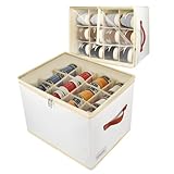 Patinao Schuhaufbewahrung Schuhorganizer Schuhschrank - Schuhboxen Stapelbar Schuhregal Platzsparend Schuh Organizer für Schrank Shoe Rack Schuhablage Schuhe Aufbewahrung (1 Stück)
