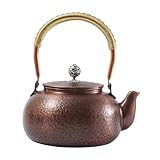 Flötenkessel Kupferteekanne Pfeifkessel 1,2 l Teekessel Teegeschirr for Restaurant Küche Wandern