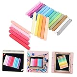 Happyyami Stück Farbiges Kreidesatz Stichwort Kreide für Pastell Markierungen Klassenzimmer Kreide für Tafel bequeme Zeichenkreide Bunte Stifte CHALLKS