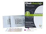 CE-zertifiziertes Cholchecker-Cholesterin-Test-Set mit Ergebnis in 3 Minuten Zwei Tests in einer Packung zur Analyse von guten oder schlechten Cholesterin- und Triglycerid-Spiegeln