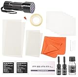 PEARL Glas Reparatur Gel: Display-Reparatur-Set und UV-Taschenlampe für Smartphone, Tablet & Co. (Handy Display-Reparatur Gel, Handy Display-Reparatur Test, Scheibenreparatur)