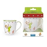 TRÖTSCH - Pettersson und Findus Kindertasse 'Findus' : Porzellantasse spülmaschinengeeignet mikrowellengeeignet