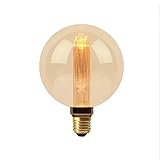 LED-Leuchtmittel, E27, 220 V, 110 V, ST64, G95, G125, LOVE 2000 K, Retro-Glühlampe, Dekoration für Hochzeitsfeiern, Urlaub (Farbe : G95, Größe : 85-265 V-03)