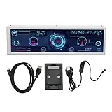 Computer-Temperaturmonitor mit 8,8-Zoll-IPS, CPU-Auslastung und -Temperatur, Design aus Aluminiumlegierung, Auflösung 1920 X 480, Eingang, RasPi- und Systemunterstützung,