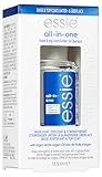 Essie Base/Top Coat all-in-one mit Argan-Öl, Unterlack und Überlack, Stärke und Glanz, Klar, 13,5 ml