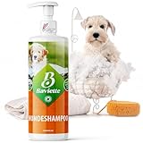 Baviette Hundepflege – 500ml pH-hautfreundliches Shampoo mit mikrobiologisch inspirierter Pflegeformel, sanfte Fellreinigung für empfindliche Hundehaut, natürliche Mikroorganismen, leichte Kämmbarkeit