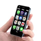 Rainbuvvy XS12 Super Mini 4G LTE Smartphone 3.0-Zoll Display 2GB/4GB RAM+16/32/64GB ROM Dual SIM 2000mAh 13MP mit Backup OTG Kleines Android Handy (blau, 4+32GB)