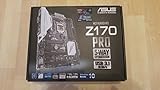 Asus Z170 Pro Mainboard Sockel 1151 (ATX, Intel Z170, 4x DIMM, 6x SATA 6Gb/s, 1x SATA Express, M.2 Schnittstelle)