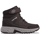 Lotto Unisex Kinder Alderton Mid K Halblange Stiefel, Black Grey, 30 EU