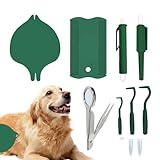 Zeckenentfernungswerkzeug für Hunde, Flohentfernungsset für Kätzchen, wiederverwendbares Set zum Entfernen von Flöhen und Zecken für die tägliche Pflege von Haustieren