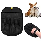 Bcuuozeeing 2025 Upgrade Tierhaarentfernungshandschuh für Katzen & Hunde, Pet Hair Remover Gloves, Fell Magnet Handschuh, Doppelseitige Haustier-Pflegehandschuhe für Hunde und Katzen Fell