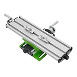 Fräsmaschine, Mini Multifunktion Frästisch Arbeitstisch Maschine, Einstellbare Fräsen Arbeiten Kreuztisch, für Tischbohrmaschine Anpassung X-Y, 39.5 x 24.5 x 7.8 cm