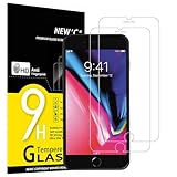 NEW'C 2 Stück für iPhone 7 Plus, iPhone 8 Plus für Panzerglas, Frei von Kratzern, 9H Härte, HD Displayschutzfolie, 0.33mm Ultra-klar, Ultrabeständig