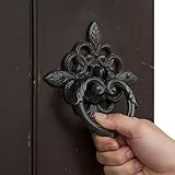 Sghtil Türgriff für den Innenbereich, antikes Finish, dekorativ, Retro, Holztürgriff, für Wohnungen, Geschäfte, Bäckereien, Residenzen und Hotels