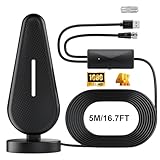 Hbaid Leistungsstarke TV-Antenne für den Innenbereich – optimiert für 720p, 1080p, 4 K – außergewöhnlicher Empfang von TNT-Kanälen im Innenbereich für ein perfektes TV-Erlebnis