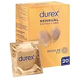 Durex Sensual - Extra Lube lubricated condoms 20 pcs