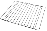 DL-pro Grillrost Backgitter 35-56 cm ausziehbar für Whirlpool Wpro 480181700954 verchromter Edelstahl Backofengitter universell einsetzbar für Backofen Herd Ofen